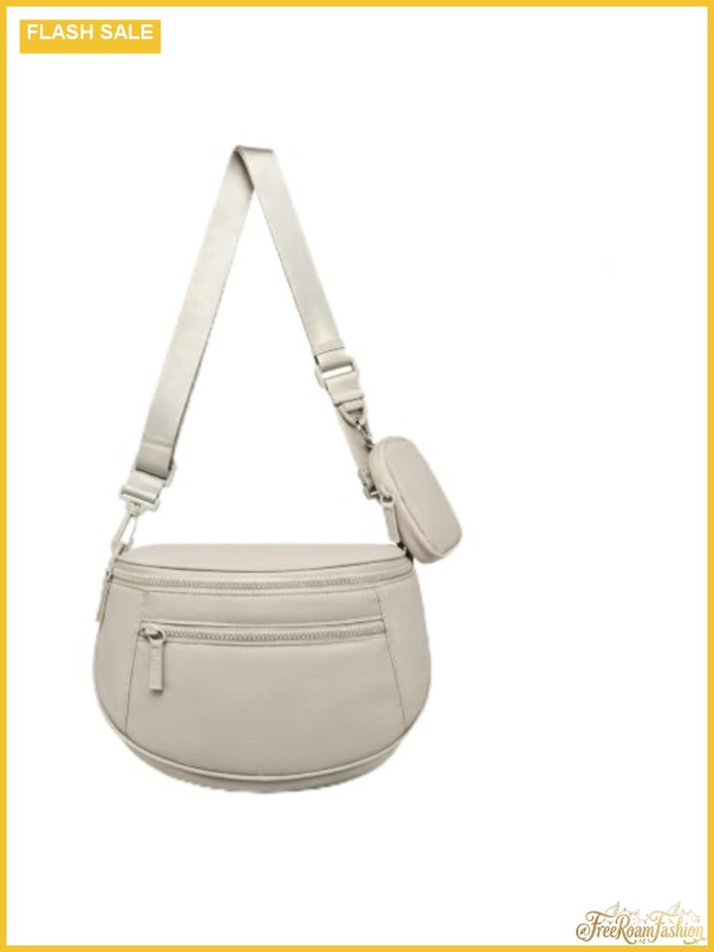Taslan RFID Crossbody Bum Bag Quilted Water Resistant Waist Pack